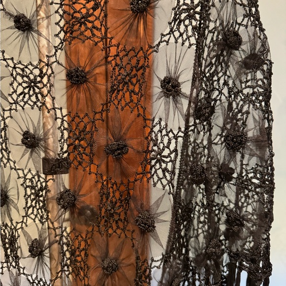 Beautiful Fancy black color shawl Scarf Wrap - Picture 2 of 4